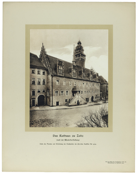 Vorschaubild Zeitz: Rathaus. Gabe des Vereins zur Erhaltung der Denkmäler der Provinz Sachsen für 1909